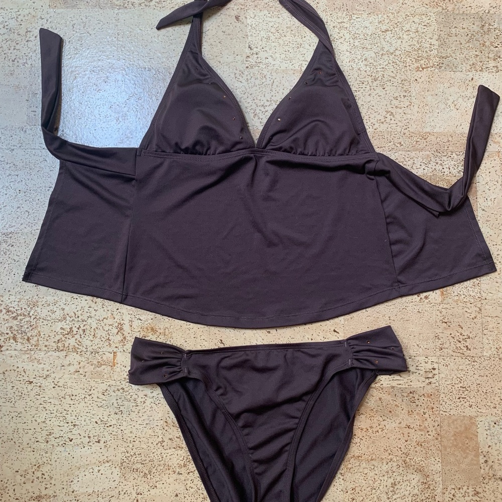 Impact Bathing Suit EUC Top Size 8/Bottom Size 12